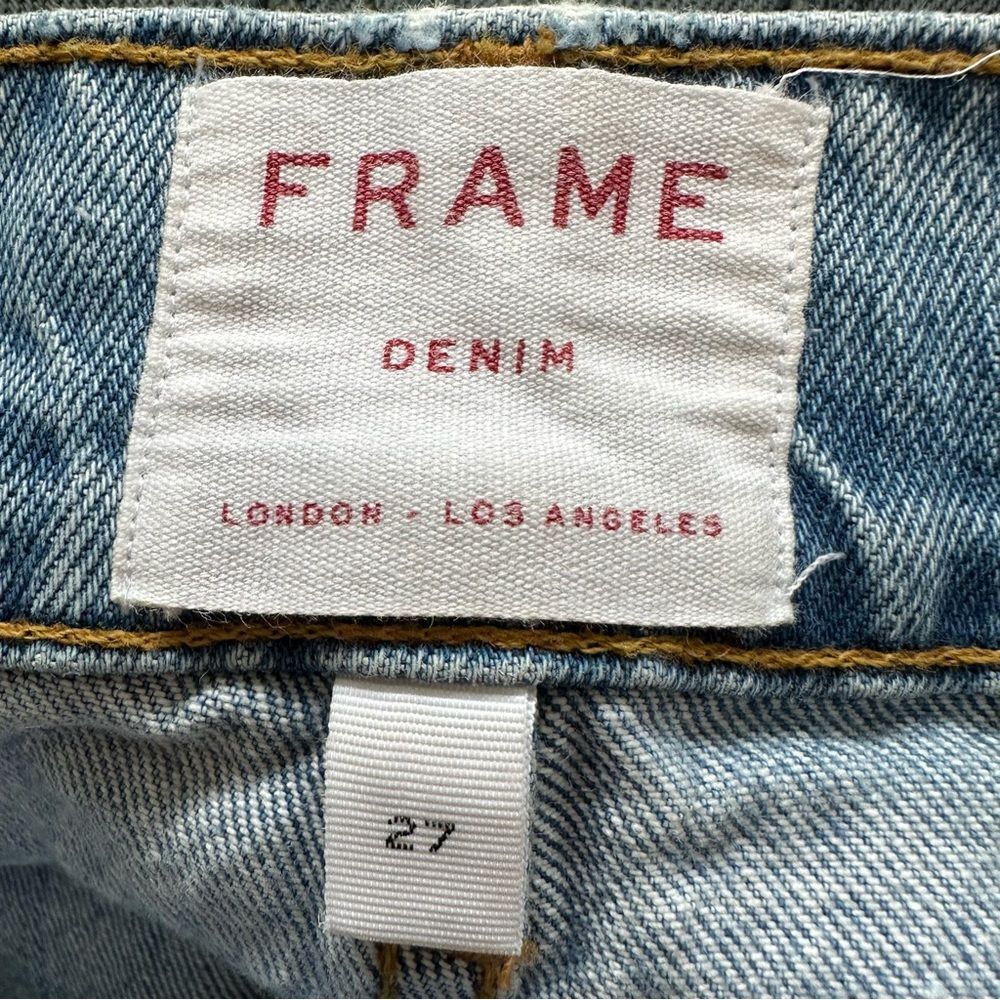 Frame Denim Le Sylvie Kick Boot Distressed Paint … - image 6